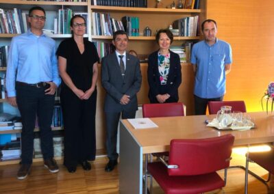 UP FHŠ obiskal paragvajski ambasador