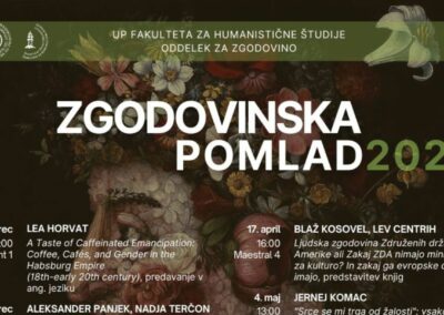 Zgodovinska pomlad 2023: Predstavitev knjig Miroslava Pahorja