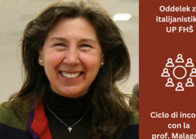 Serija srečanj s profesorico Malagnini