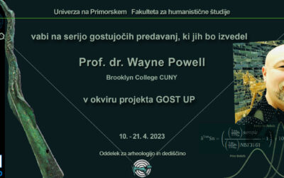 Gostujoča predavanja v okviru projekta GOST UP – Prof. dr. Wayne Powell, CUNY, ZDA