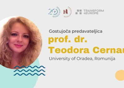 Gostovanje romunske predavateljice Teodore Cernau