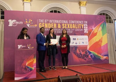 Doc. dr. Polona Sitar s priznanjem za najboljšo predstavitev na konferenci v Colombu