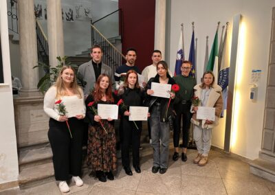 Podelitev priznanj tutorjem študentom za študijsko leto 2022/23