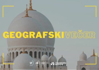 Geografski večer: Turizem v geopolitično razdeljenem svetu Jugozahodne Azije