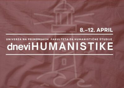 V središču letošnjih Dnevov humanistike številne aktualne tematike