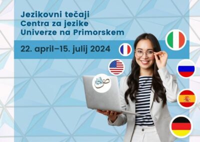 Center za jezike Univerze na Primorskem vabi k vpisu na jezikovne tečaje