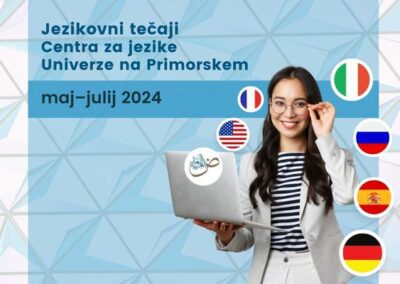 Center za jezike Univerze na Primorskem podaljšal rok za vpis na jezikovne tečaje