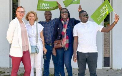 Gostje iz Namibije v družbi sodelavcev FHŠ obiskali Ajdovščino in Vipavo