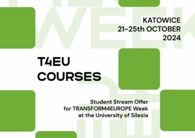 Študenti bodo lahko v okviru tedna T4EU v Katovicah na Poljskem obiskovali študijski predmet