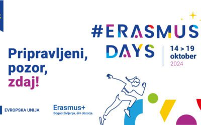 V ponedeljek se začenjajo Erasmus dnevi z razstavo in Erasmus+ World Café