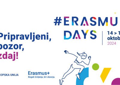 V ponedeljek se začenjajo Erasmus dnevi z razstavo in Erasmus+ World Café
