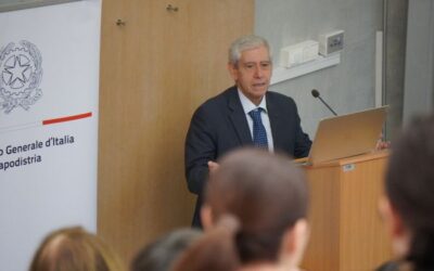 Teden italijanskega jezika obeležili s predavanjem o italijanščini kot jeziku brez imperija