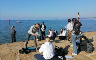 Dijaki v okviru maturitetnih vaj z Oddelkom za geografijo raziskujejo slovensko Istro