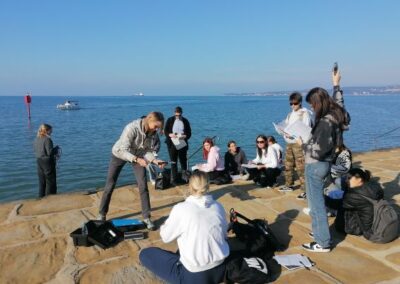 Dijaki v okviru maturitetnih vaj z Oddelkom za geografijo raziskujejo slovensko Istro