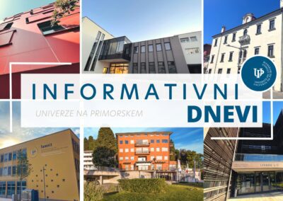 Bližajo se informativni dnevi 2025, za bodoče študente UP brezplačen avtobus
