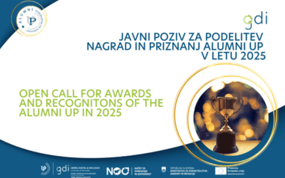 Javni poziv za podelitev nagrad in priznanj Alumni kluba UP v letu 2025