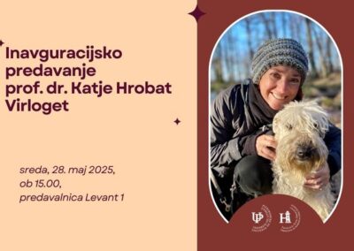 Inavguracijsko predavanje prof. dr. Katje Hrobat Virloget