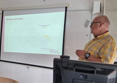 L’ospite il professor dr. Pavel Ptáček della Faculty of Regional Development and International Studies, Mendel University, Brno