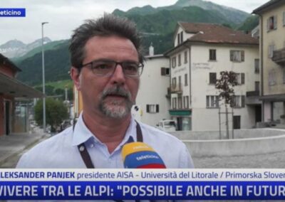 Dekan intervjuvan za Tele Ticino