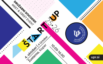 ŠtartUP – športno-družabni začetek študijskega leta 25/26 za vse študente UP