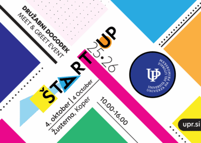 ŠtartUP – športno-družabni začetek študijskega leta 25/26 za vse študente UP