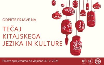 Prijave na tečaje kitajskega jezika in kulture