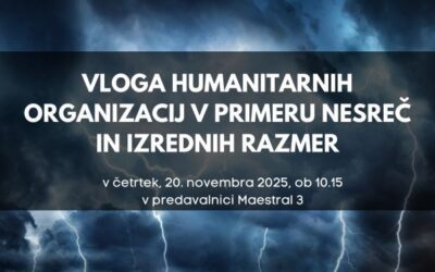 THE ROLE OF HUMANITARIAN ORGANISATIONS IN DISASTERS AND EMERGENCIES