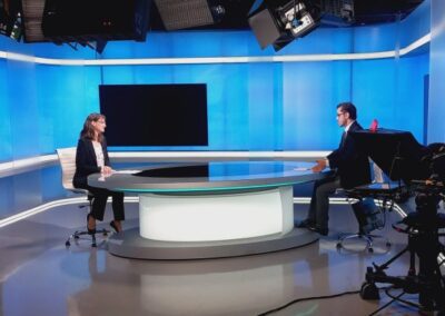 Izr. prof. dr. Jadranka Cergol na TV Capodistria