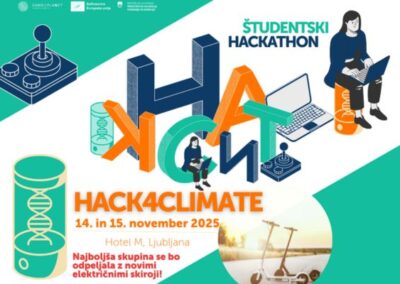 HACK4CLIMATE – Študentski hackathon: 48 ur za komunikacijo trajnostne gradnje kot pametne rešitve