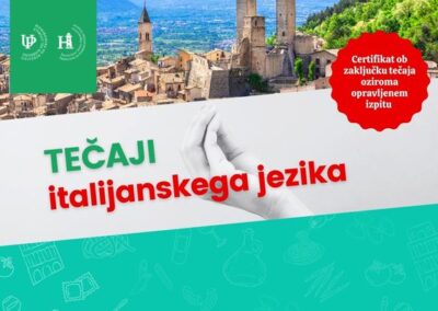 Prijave na tečaje italijanskega jezika