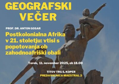 Geografski večer: Postkolonialna Afrika v 21. stoletju: vtisi s popotovanja ob zahodnoafriški obali