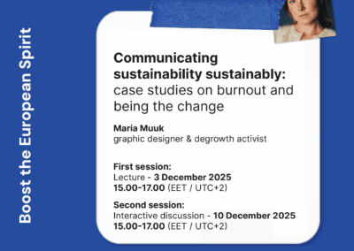 T4EU Science Communication Workshop – Communicating Sustainability Sustainably