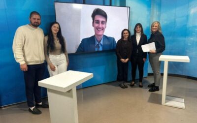 Študenti Italijanistike in profesorica dr. Jadranka Cergol gostje informativne oddaje Tuttoggi scuola na Tv Koper-Capodistria