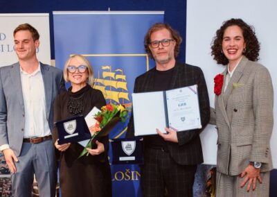 Assoc. Prof. Dr. Martina Blečić Kavur and Prof. Dr. Boris Kavur are the recipients of the »Coat of Arms of the City of Mali Lošinj« Award for 2025, conferred by the City of Mali Lošinj (Croatia).