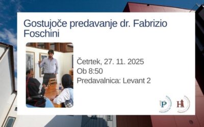 Gostujoče predavanje dr. Fabrizio Foschini