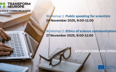 Javno nastopanje za znanstvenike in etika znanstvenega komuniciranja: Prijavite se na novembrski delavnici
