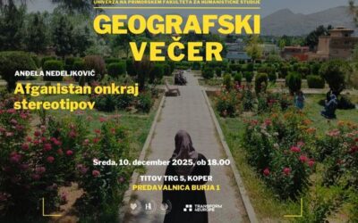Geografski večer: Afganistan onkraj stereotipov