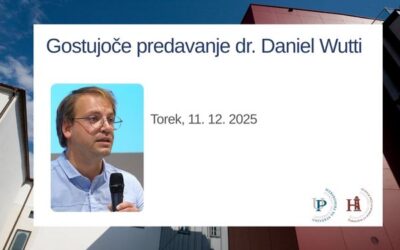 Gostujoče predavanje dr. Daniel Wutti, četrtek, 11.12.2025