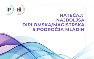 Natečaj: Najboljša diplomska/magistrska s področja mladih