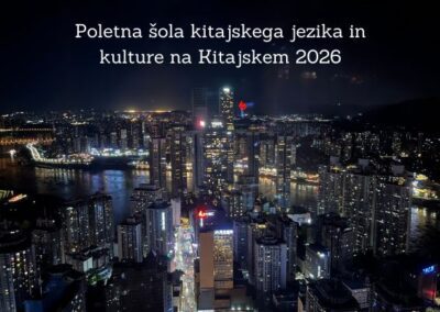 Poletna šola kitajskega jezika in kulture na Kitajskem 2026