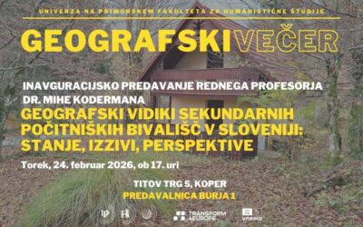 Vabilo na inavguracijsko predavanje prof. dr. Mihe Kodermana