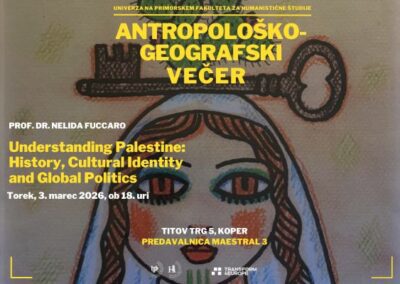 Antropološko-geografski večer: Understanding Palestine: History, Cultural Identity and Global Politics