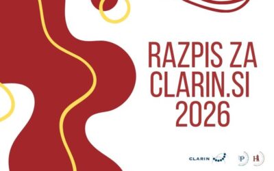 Projektni razpis za CLARIN.SI 2026