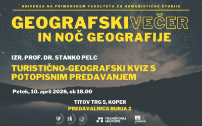 Geografski večer in Noč geografije: TURISTIČNO-GEOGRAFSKI KVIZ S POTOPISNIM PREDAVANJEM