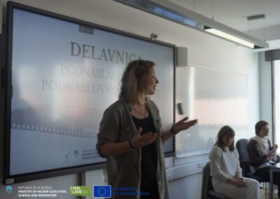 Uspešno izvedena delavnica o podnaslavljanju in podnaslovnem prevajanju