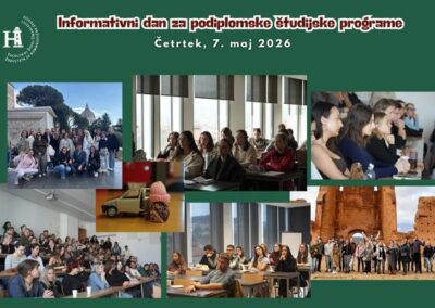 Informativni dan za podiplomski študij 2026