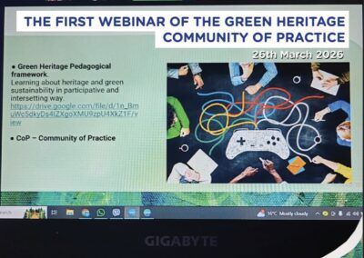 First international webinar of Green Heritage project held on 26 March 2026