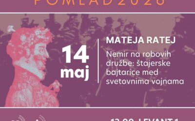 Zgodovinska pomlad 2026: Mateja Ratej – Nemir na robovih družbe: štajerske bajtarice med svetovnima vojnama