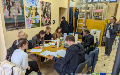 Students take their first steps towards festival activities and film reviews at Otok, Institute for Cultural and Social Development