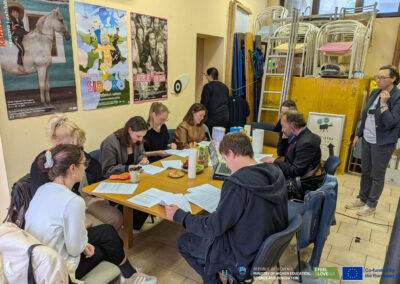 Students take their first steps towards festival activities and film reviews at Otok, Institute for Cultural and Social Development